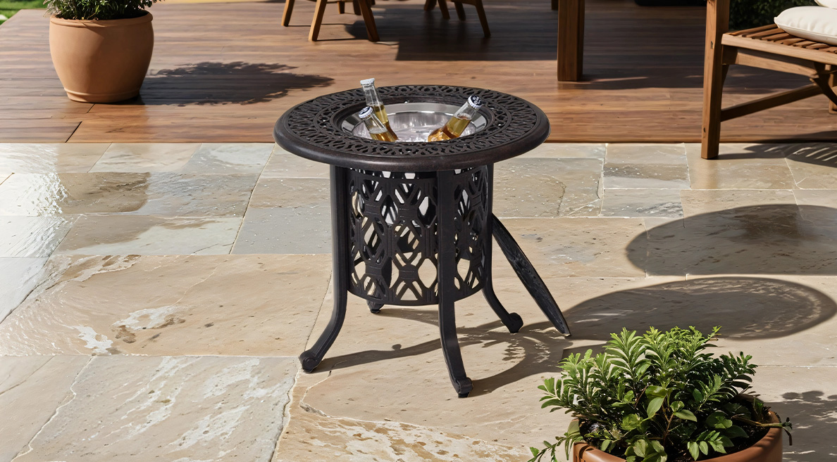 ice bucket table